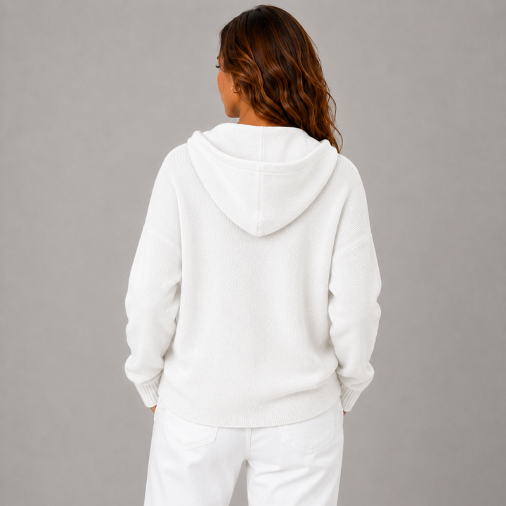 Lize | Relaxed-Fit Hooded Knit Cardigan