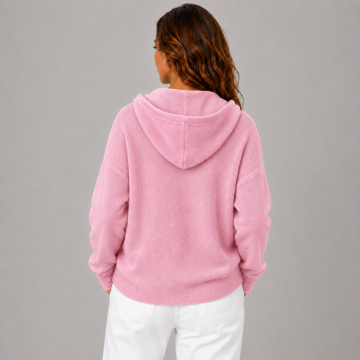 Lize | Relaxed-Fit Hooded Knit Cardigan