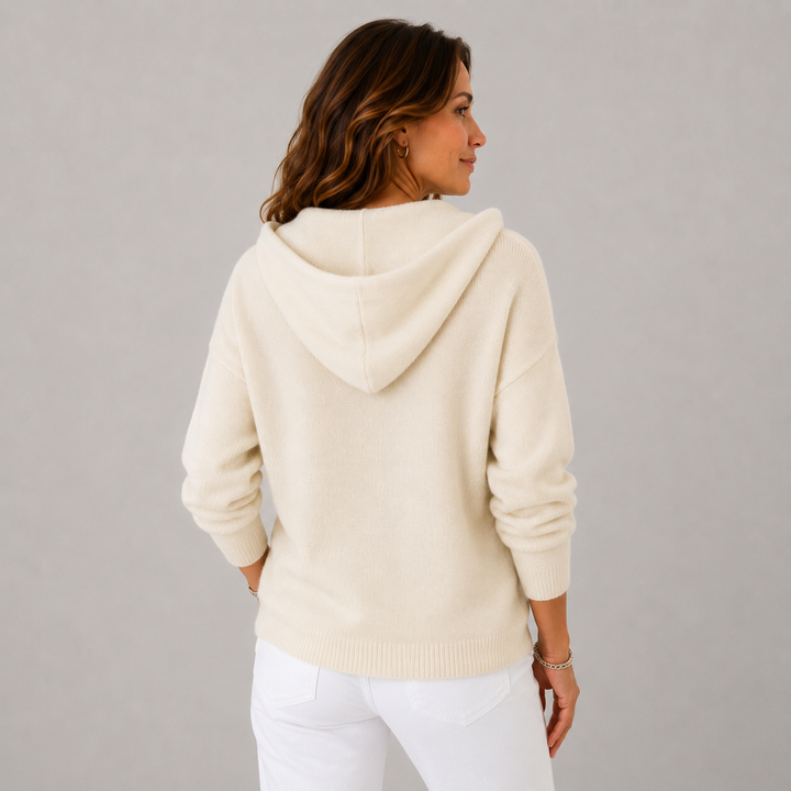 Lize | Relaxed-Fit Hooded Knit Cardigan