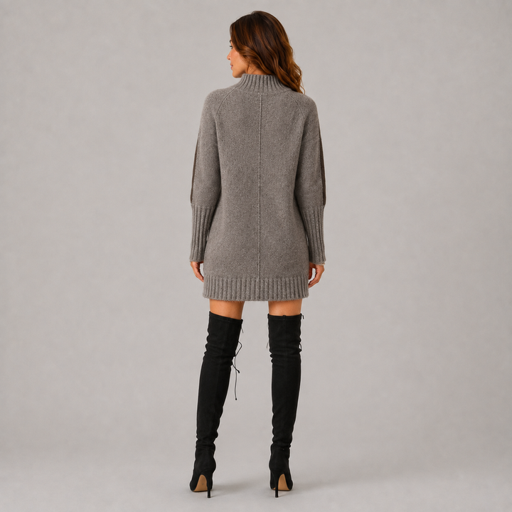 Elena | Cozy Long Sleeve Winter Knit Dress