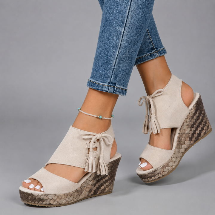 Diana | Boho Wedge Platform Sandal