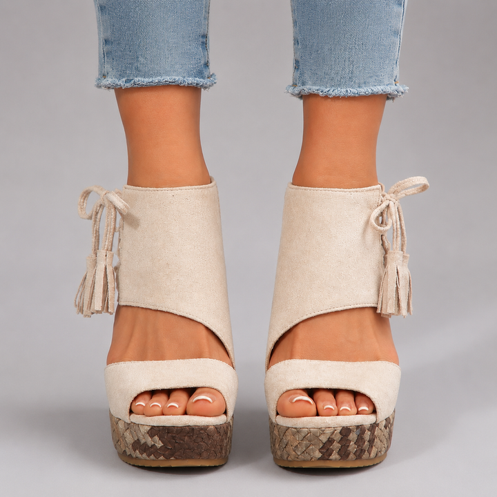 Diana | Boho Wedge Platform Sandal