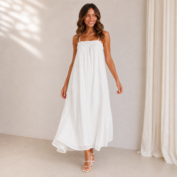 Luna | Women's Sleeveless Wide Leg Jumpsuit