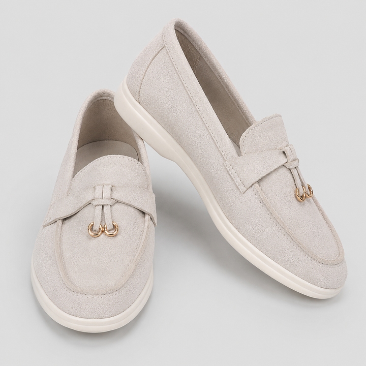 Clara | Elegant Suede Slip-On Loafers