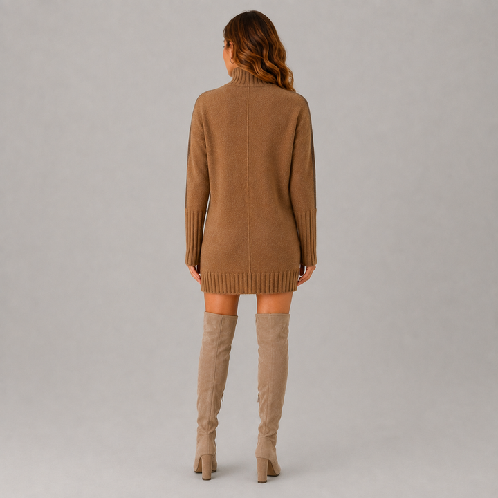 Elena | Cozy Long Sleeve Winter Knit Dress