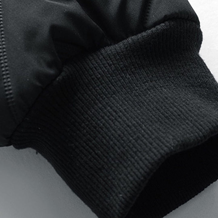 Theo | Quilted Stand Collar Design Full Zip Front Puffer Jacket