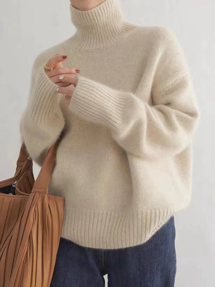 Karen | Winter Soft Knit Turtleneck Sweater