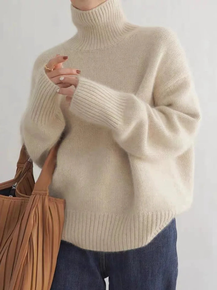 Karen | Winter Soft Knit Turtleneck Sweater