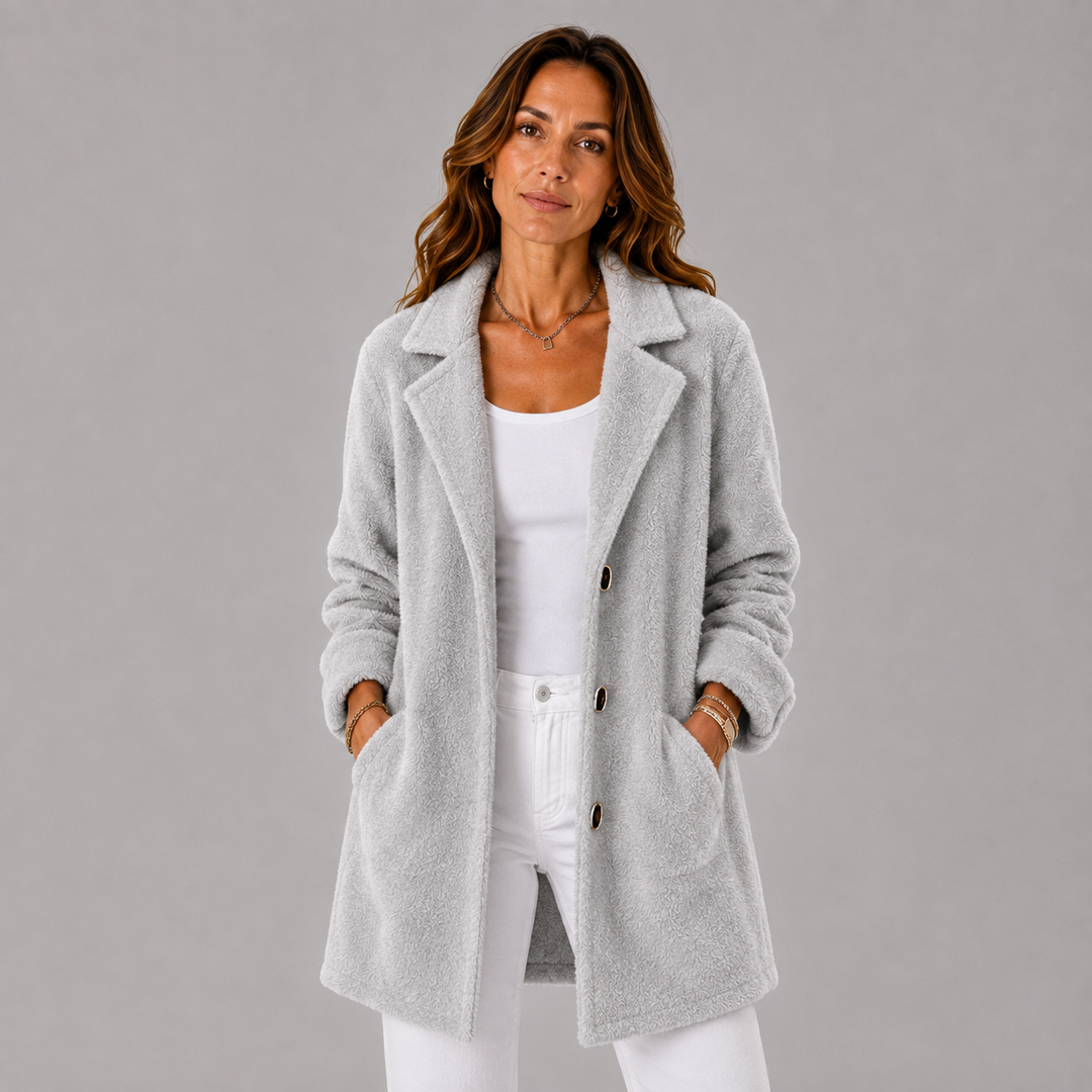 Elara | Winter Cashmere Mid-Length Coat