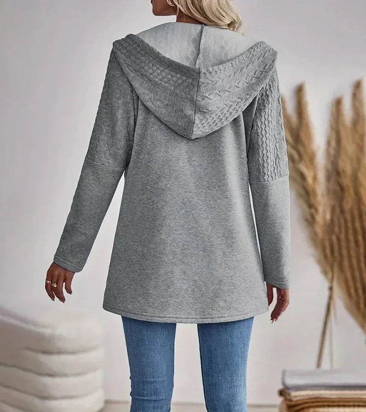 Rachel | Zip-Up Hoodie with Front Pockets and Adjustable Hood