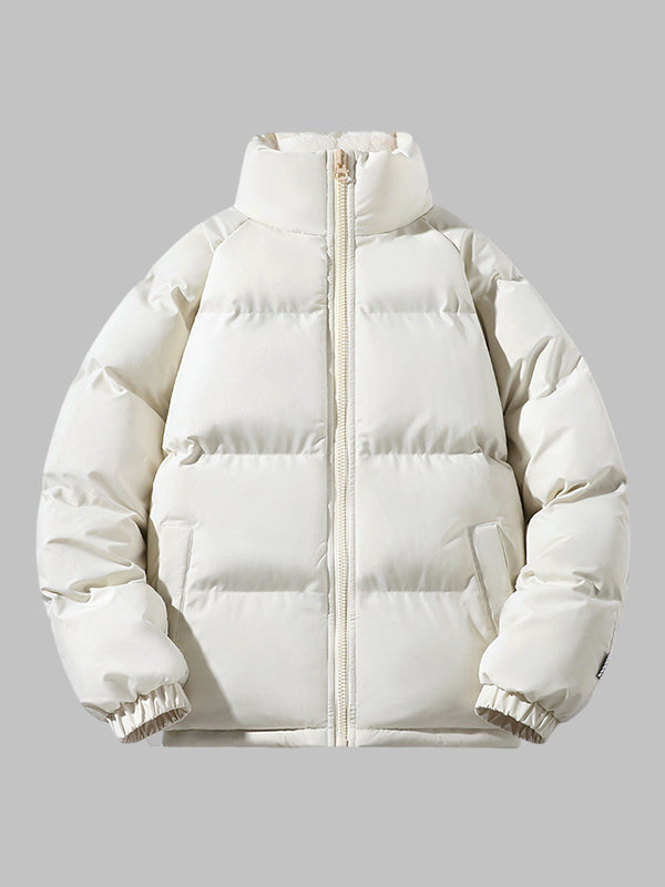 Hunter | Quilted Full Zip Closure Stand Collar Puffer Jacket