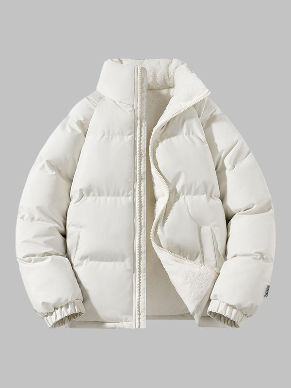 Hunter | Quilted Full Zip Closure Stand Collar Puffer Jacket