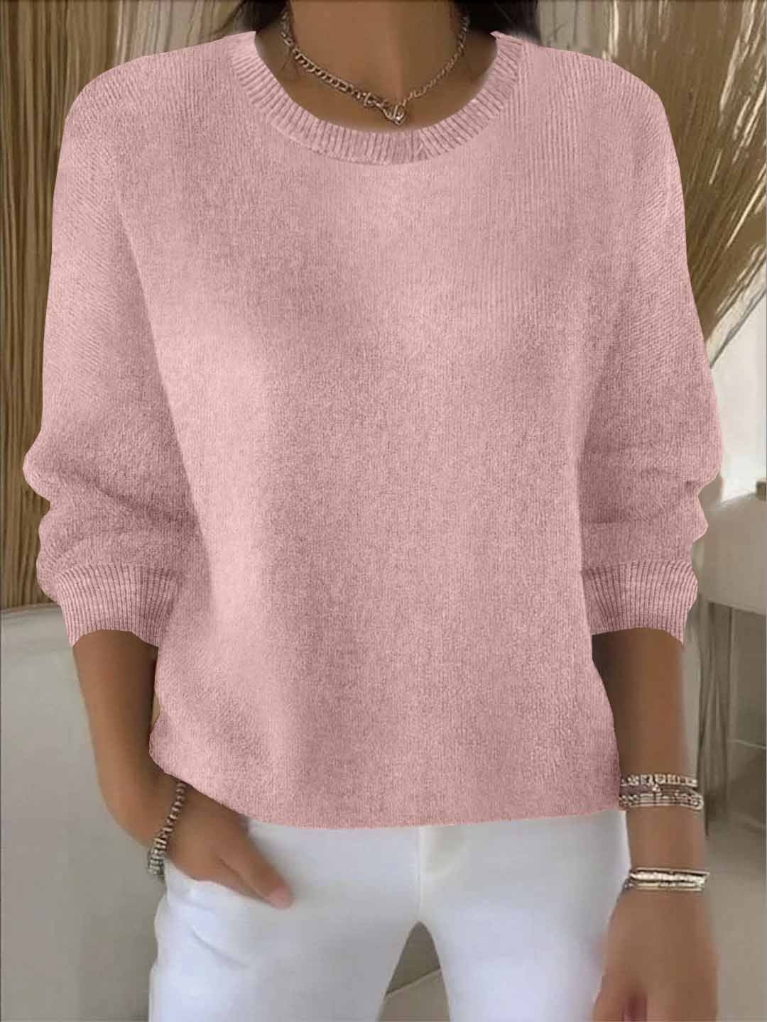 Long Sleeves Everyday Silhouette Sweater