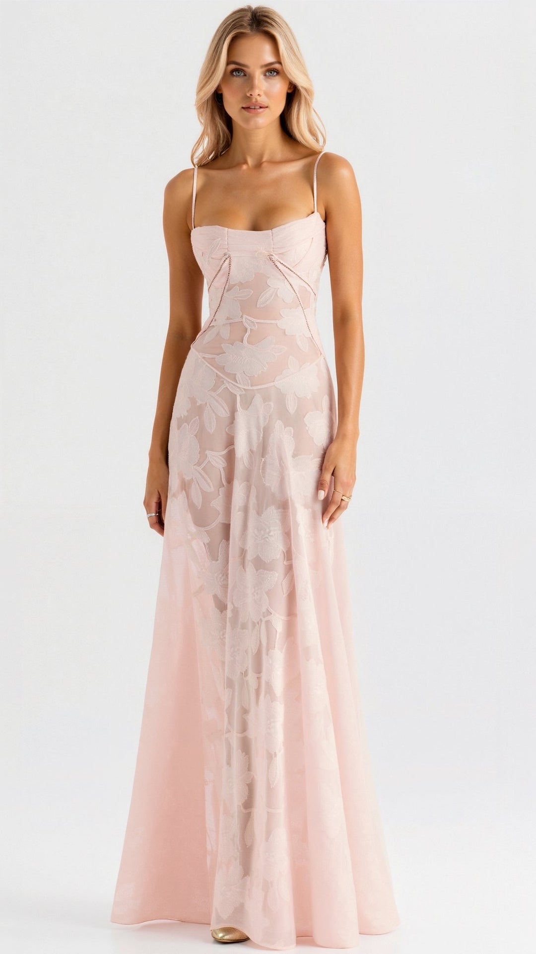 Lauren | Wedding Guest Bustier Maxi Dress