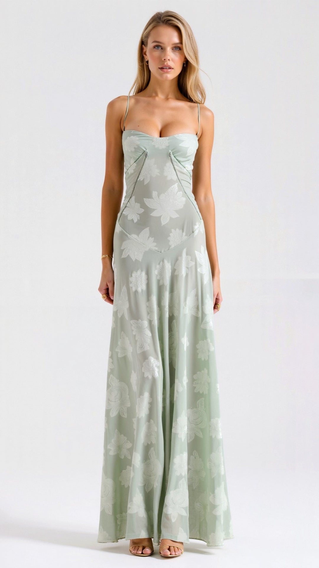 Lauren | Wedding Guest Bustier Maxi Dress