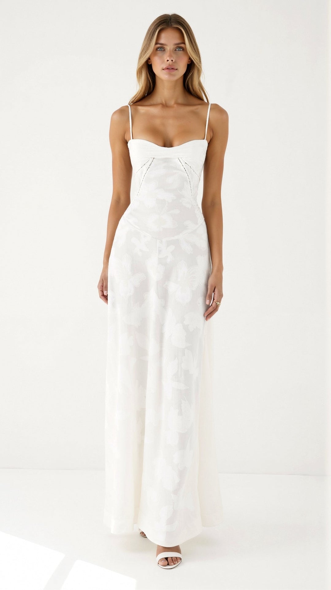 Lauren | Wedding Guest Bustier Maxi Dress