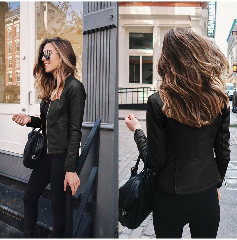 lisa Italian Leather Jacket