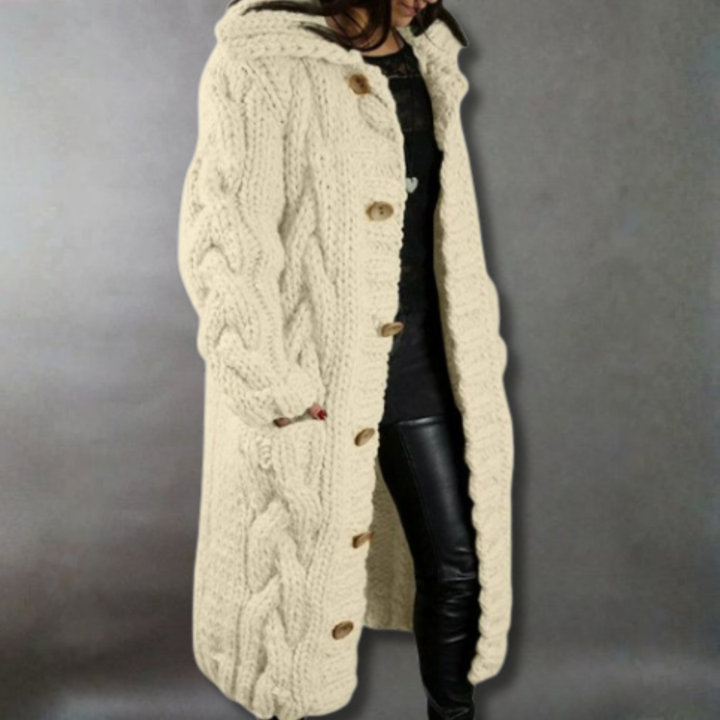 Sara | Elegant Cosy With Tummy Coverage Coat