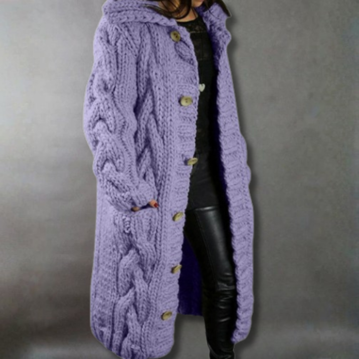 Sara | Elegant Cosy With Tummy Coverage Coat