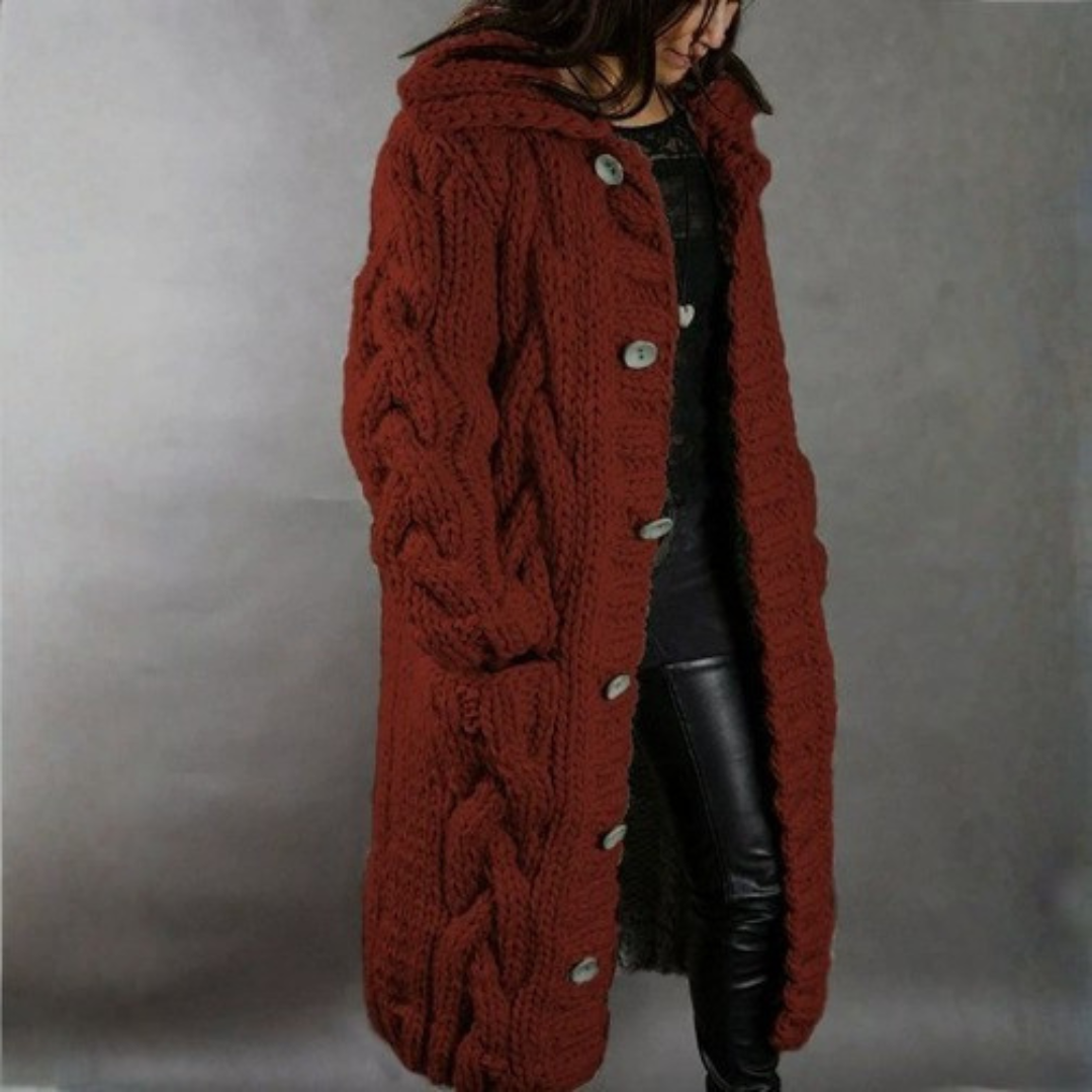 Sara | Elegant Cosy With Tummy Coverage Coat