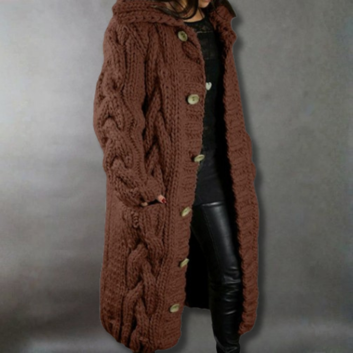 Sara | Elegant Cosy With Tummy Coverage Coat