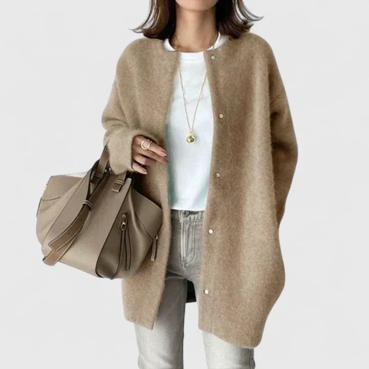 Sandra | Oversized Longline Duster Wool Cardigan
