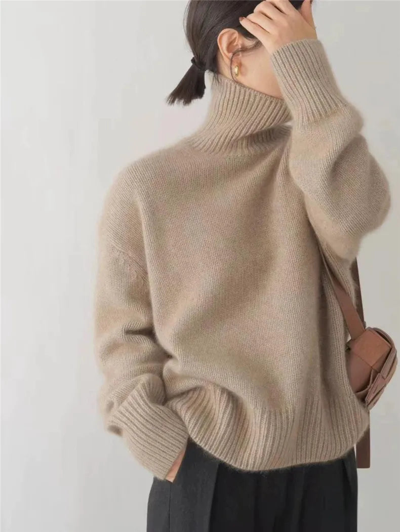 Karen | Winter Soft Knit Turtleneck Sweater