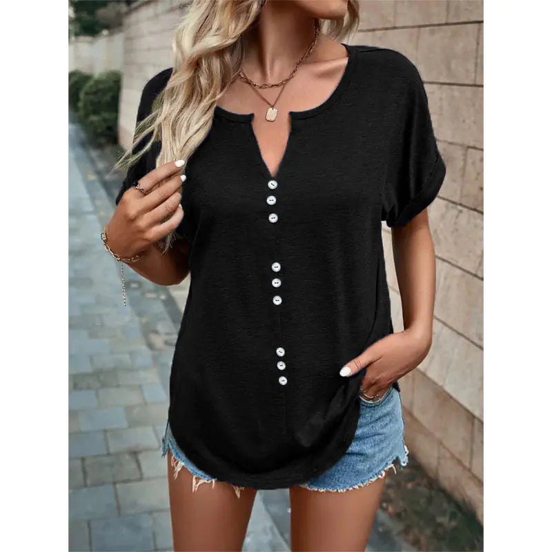 Zara V-neck Blouse