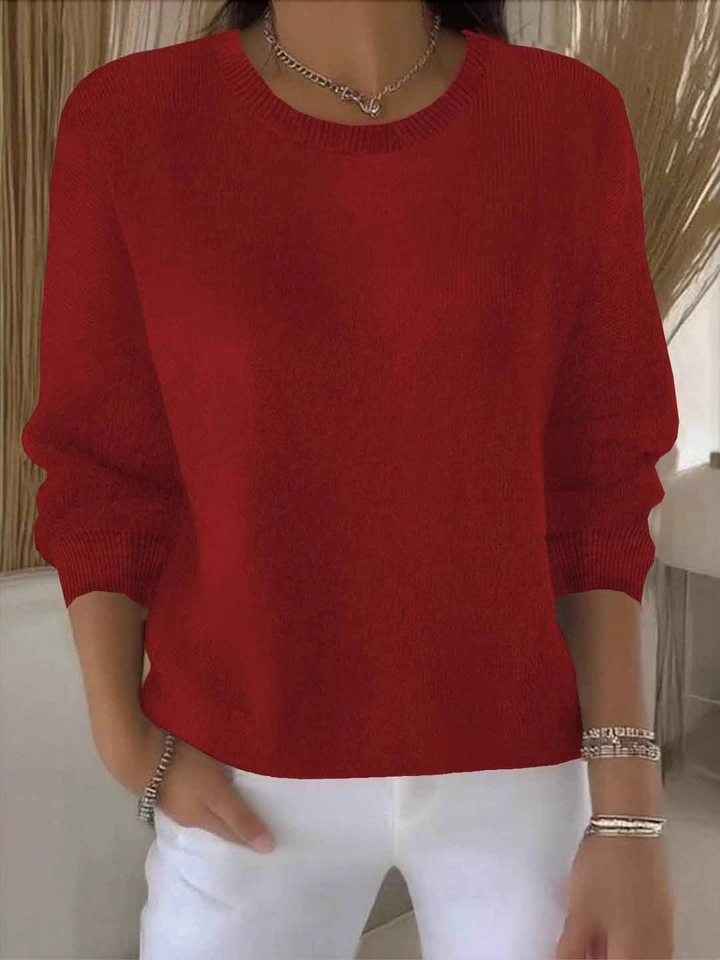 Long Sleeves Everyday Silhouette Sweater