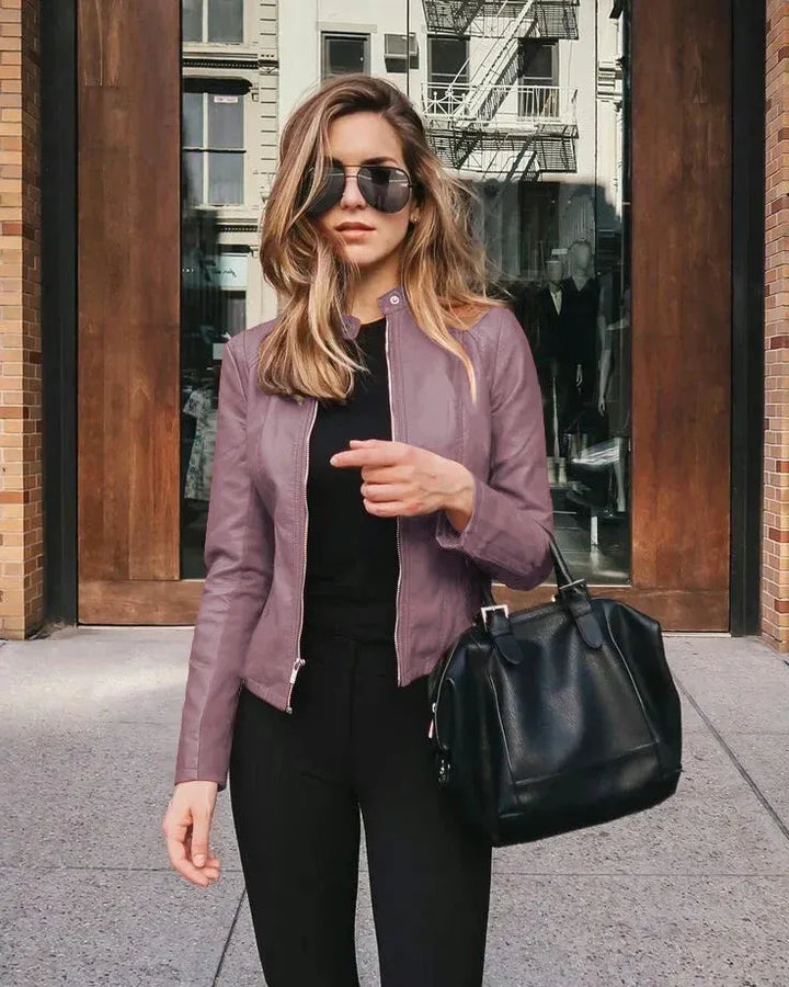 Jenny | Sophisticated Chic Leather Jacket
