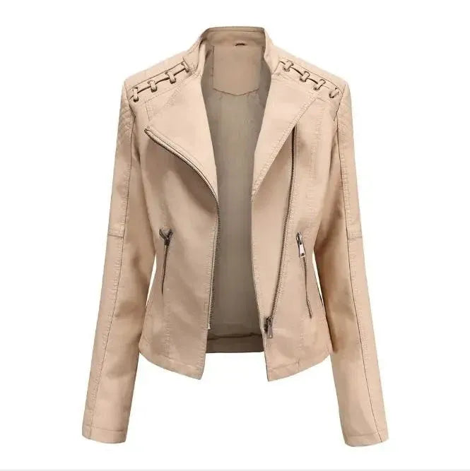 Victoria | Elegant Leather Jacket