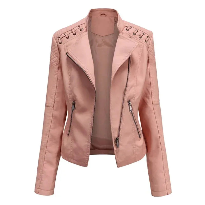 Victoria | Elegant Leather Jacket