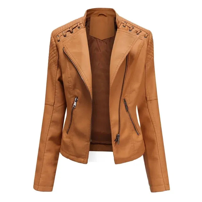 Victoria | Elegant Leather Jacket