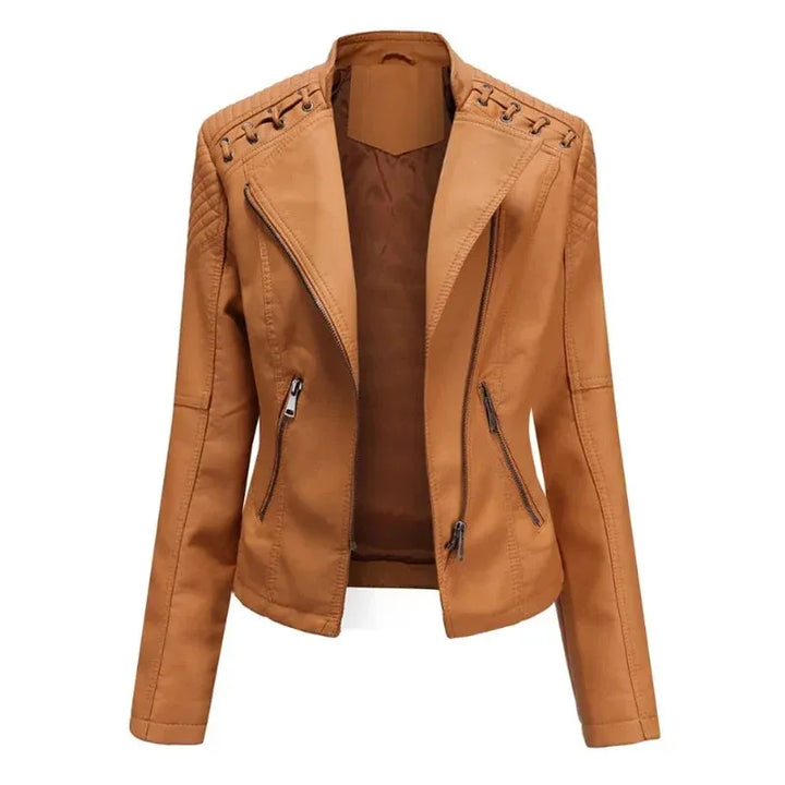 Victoria | Elegant Leather Jacket