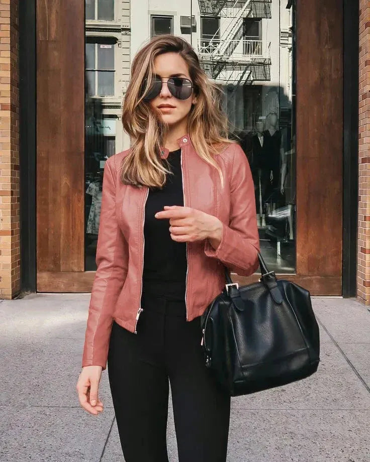 Jenny | Sophisticated Chic Leather Jacket