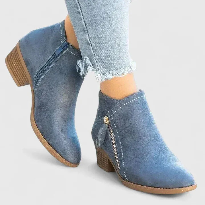 Sarah | Elegant Suede Ankle Boots