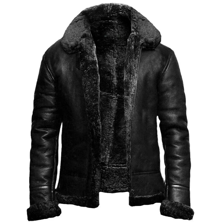 Asher | Zip-up Design Lining High Collar Jacket