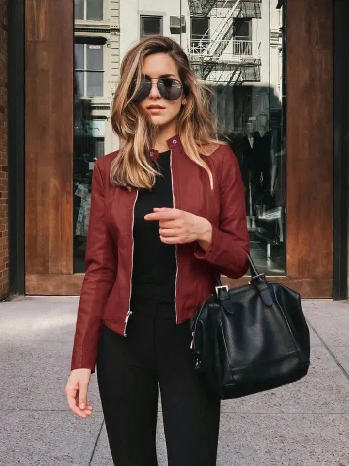Jenny | Sophisticated Chic Leather Jacket