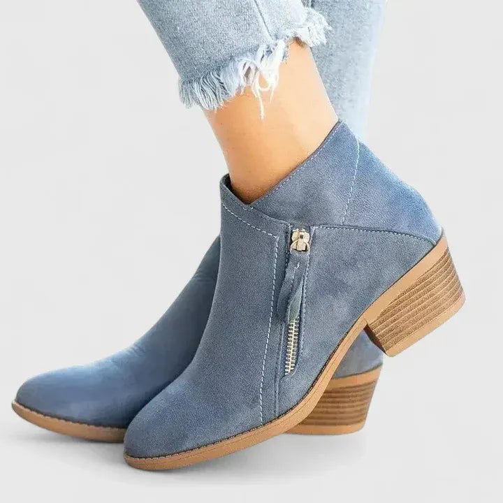 Sarah | Elegant Suede Ankle Boots
