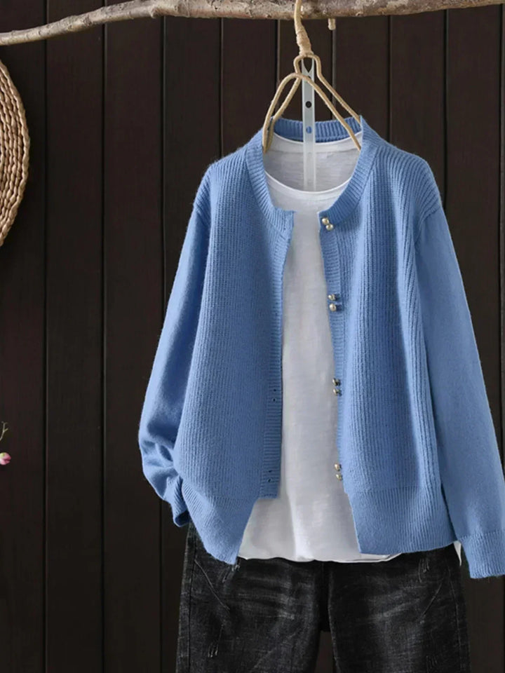 Linda | Cozy Feel and Breathable Design Knit Cardigan