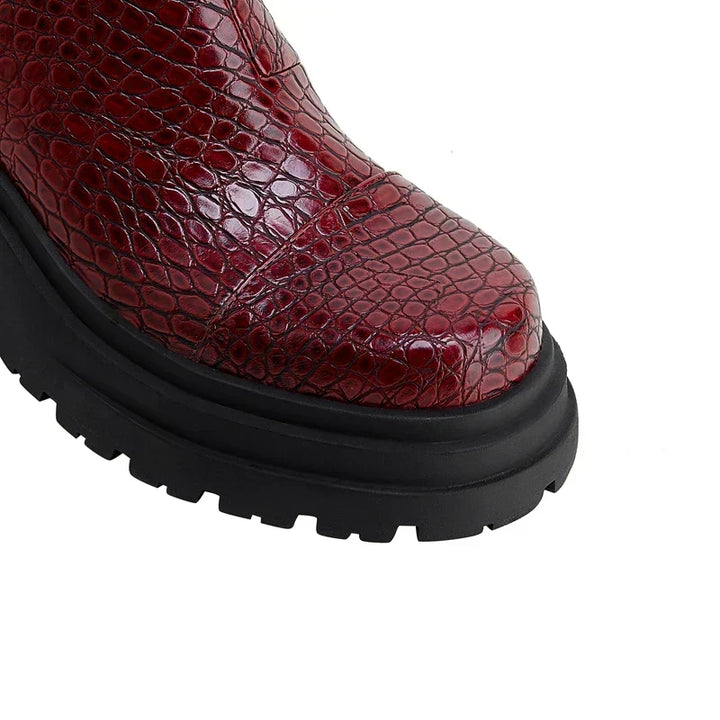 Chelsea Boots for Women | Platform Sole Elastic Side Panels