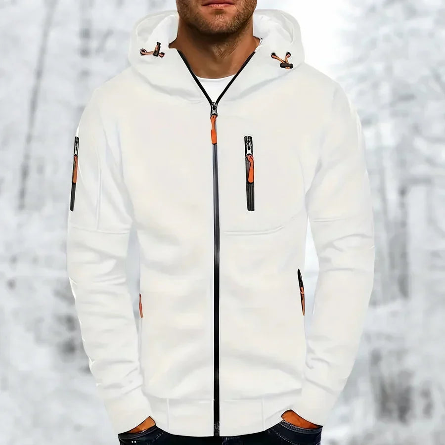 Bennett | Full Zip Front Hood Drawcords Long Sleeve Cut Jacket