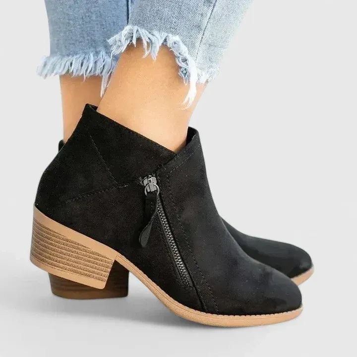 Sarah | Elegant Suede Ankle Boots