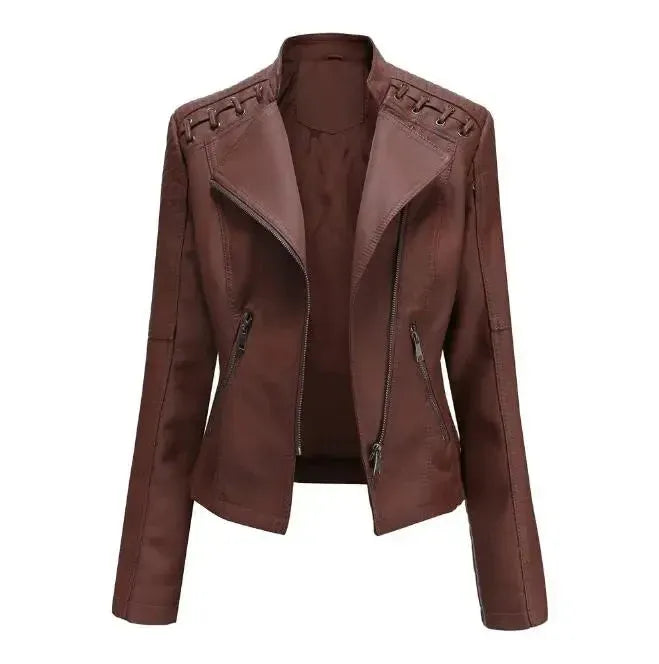 Victoria | Elegant Leather Jacket