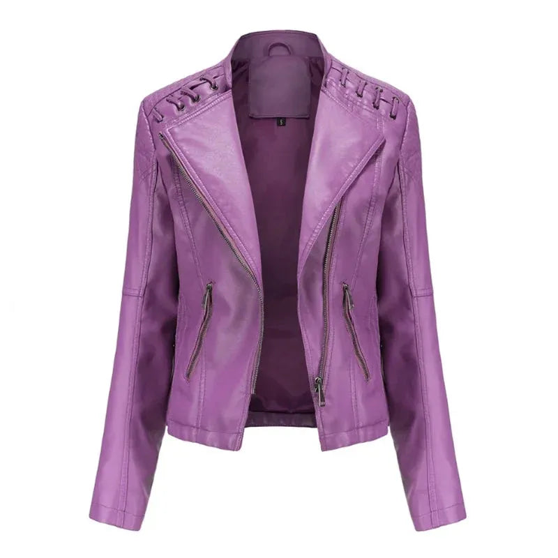 Victoria | Elegant Leather Jacket