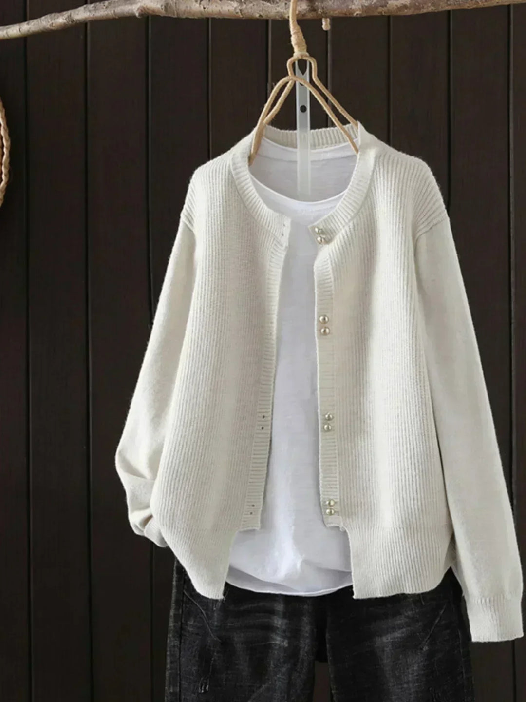 Linda | Cozy Feel and Breathable Design Knit Cardigan