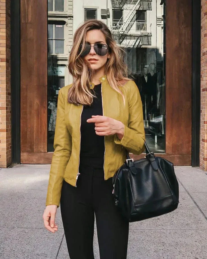 Jenny | Sophisticated Chic Leather Jacket