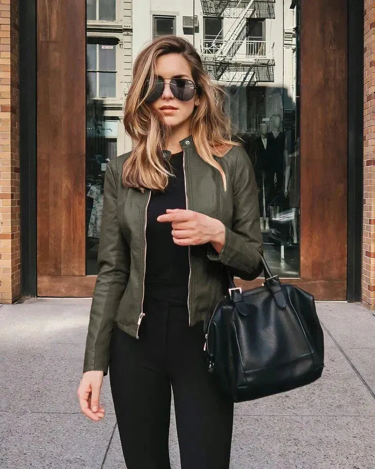 Jenny | Sophisticated Chic Leather Jacket