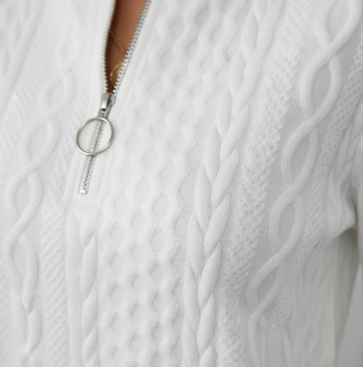 Sandra  | Sweater With Zipper
