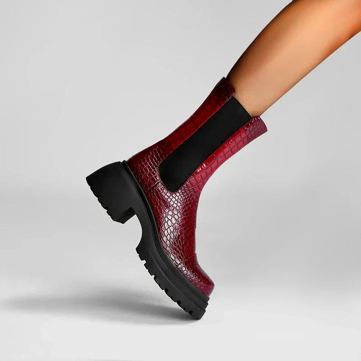 Chelsea Boots for Women | Platform Sole Elastic Side Panels